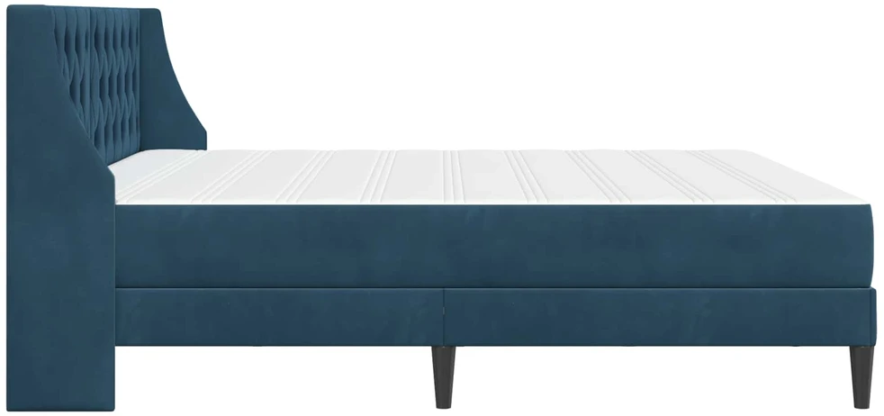 Čiužinys Lovos rėmas su čiužiniu su čiužiniu Mėlyna 200 x 200 cm Aksomas