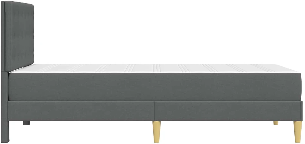 Lova Lovos rėmas su čiužiniu Tamsiai pilka 100 x 200 cm Audinys