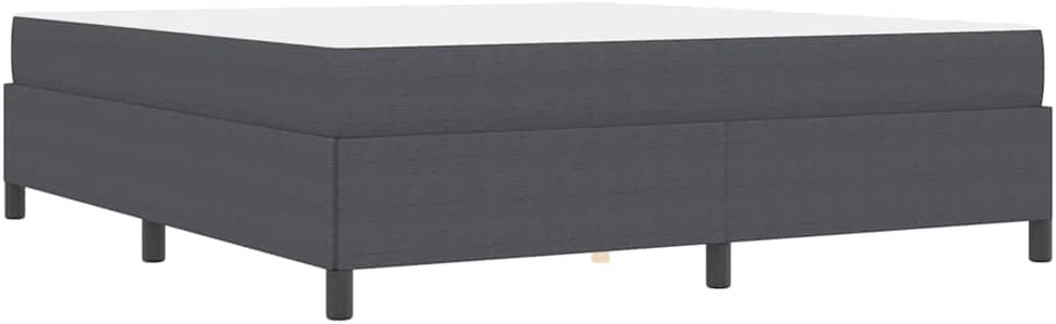 Lovos rėmas su čiužiniu Tamsiai pilka 180 x 200 cm audinys