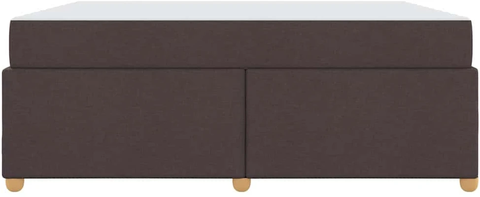 Lovos rėmas su čiužiniu Tamsiai rudas 180 x 200 cm audinys