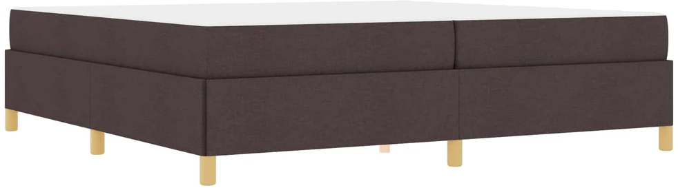Lovos rėmas Tamsiai rudas 200 x 200 cm audinys