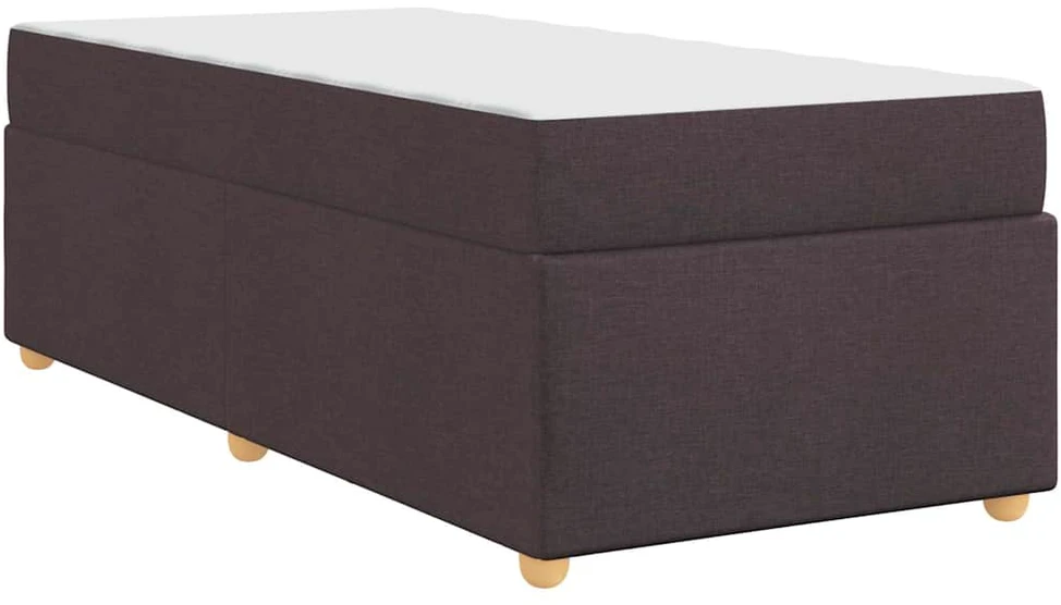 Lova Lovos rėmas su čiužiniu Tamsiai rudas 80 x 200 cm audinys