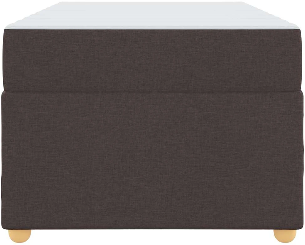 Lova Lovos rėmas su čiužiniu Tamsiai rudas 80 x 200 cm audinys