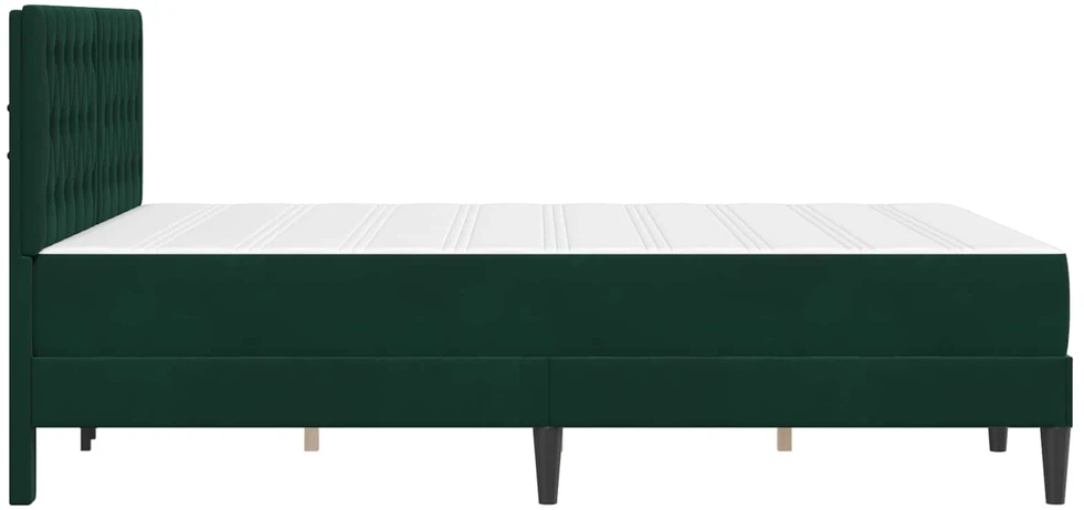 Čiužinys Lovos rėmas su čiužiniu Tamsiai žalia 160 x 200 cm Aksomas