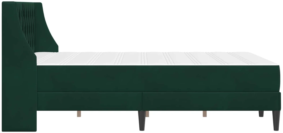 Čiužinys Lovos rėmas su čiužiniu Tamsiai žalia 180 x 200 cm Aksomas