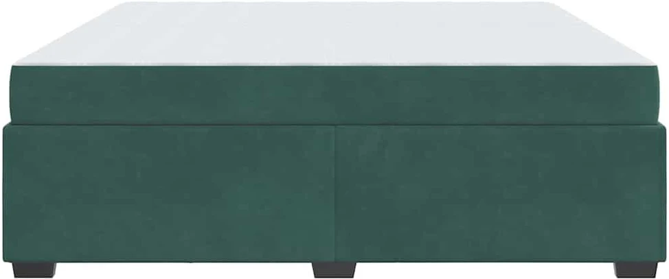 Lovos rėmas su čiužiniu Tamsiai žalia 200 x 200 cm audinys