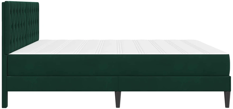 Čiužinys Lovos rėmas su čiužiniu Tamsiai žalia 200 x 200 cm Aksomas