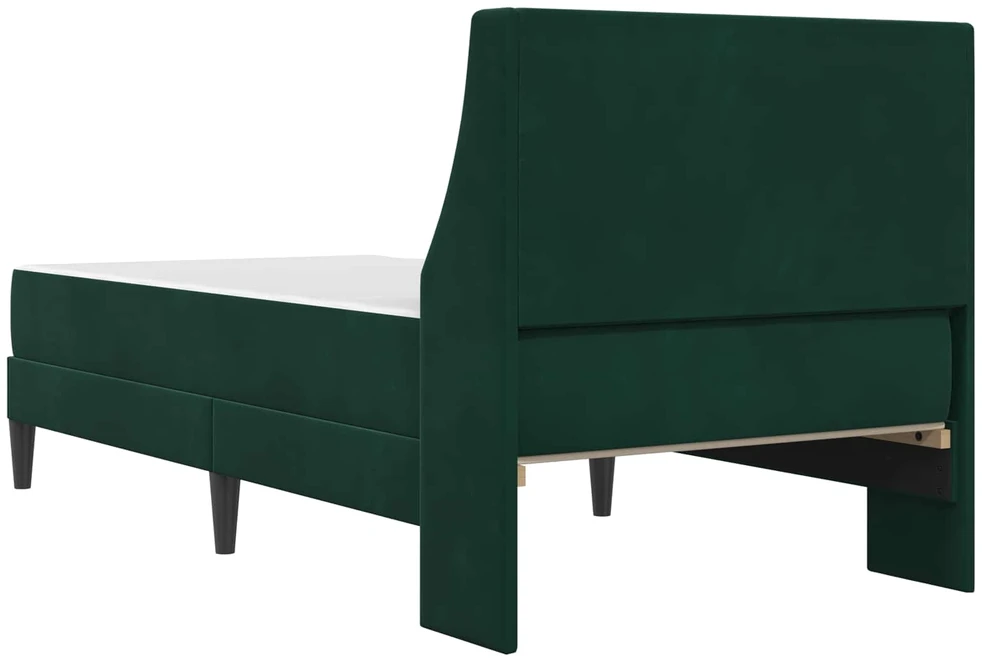 Čiužinys Lovos rėmas su čiužiniu Tamsiai žalia 80 x 200 cm Aksomas