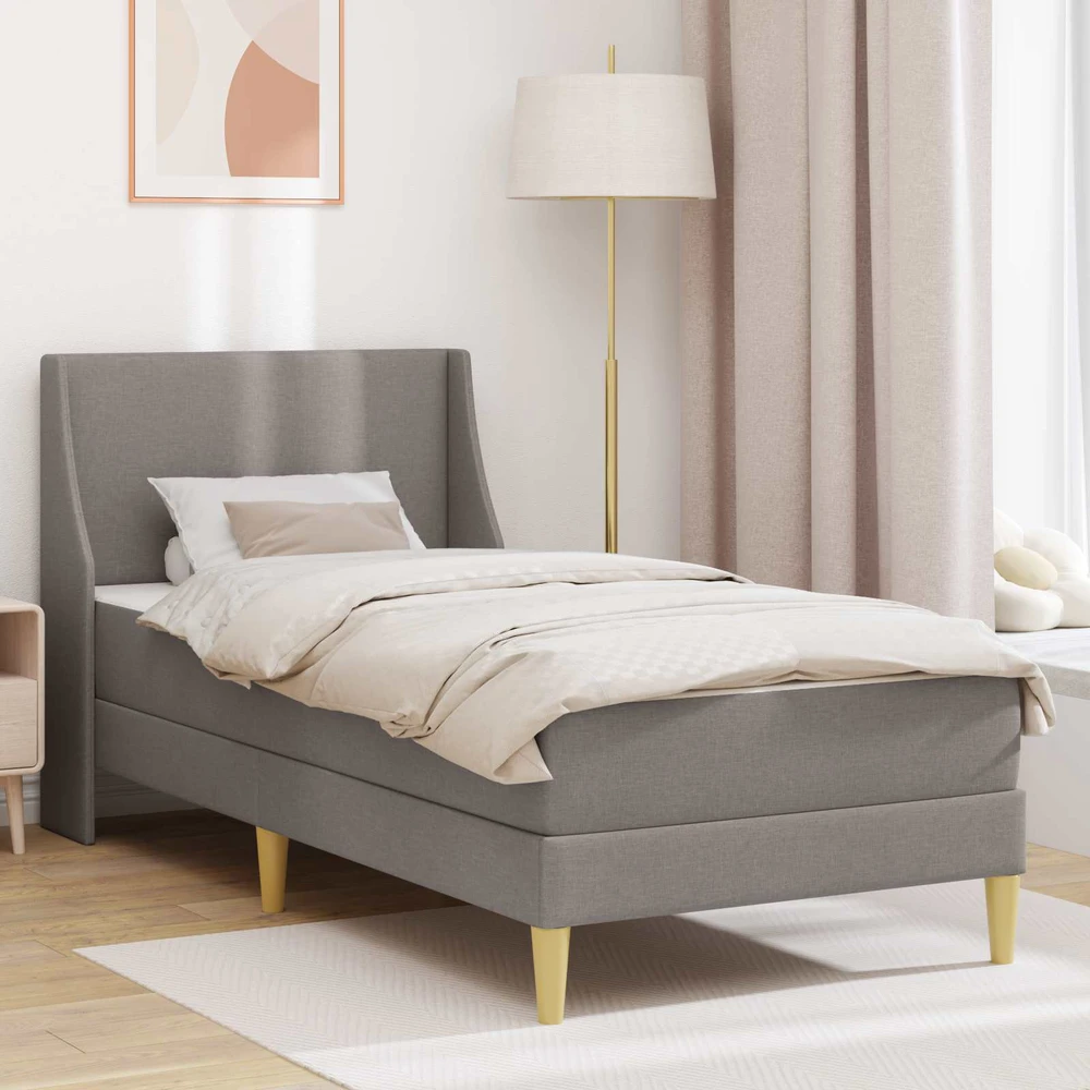 Čiužinys Lovos rėmas su čiužiniu 80x 200 cm Nuimamas dangtis Taupe