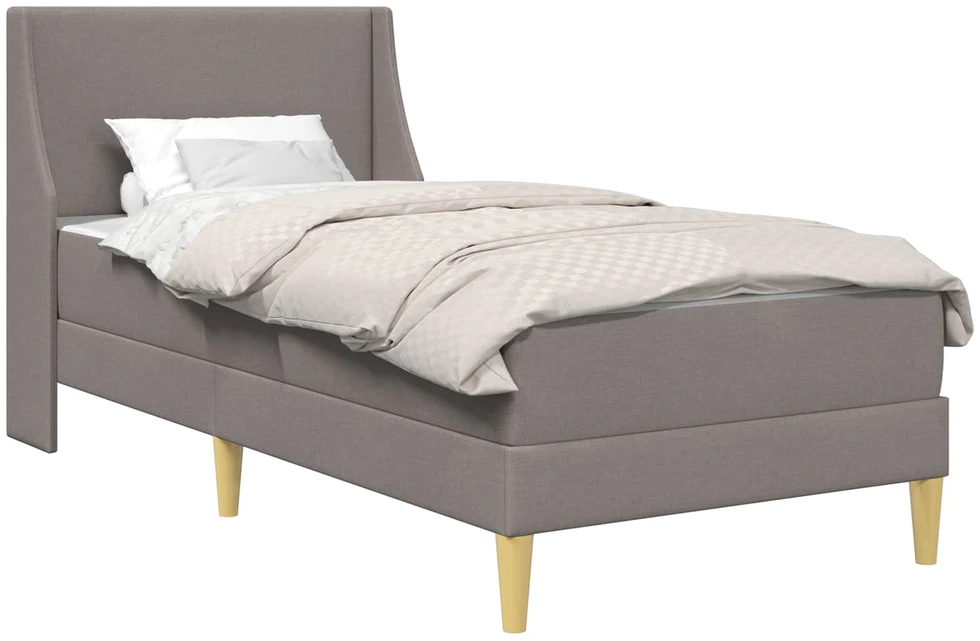 Čiužinys Lovos rėmas su čiužiniu 80x 200 cm Nuimamas dangtis Taupe