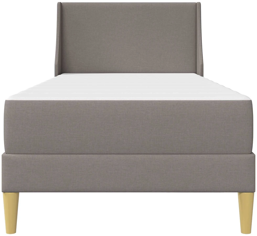 Čiužinys Lovos rėmas su čiužiniu 80x 200 cm Nuimamas dangtis Taupe