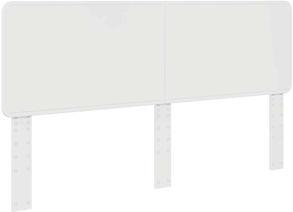 Lovos rėmas su stalčių Balta 180 x 200 cm Apdirbta mediena