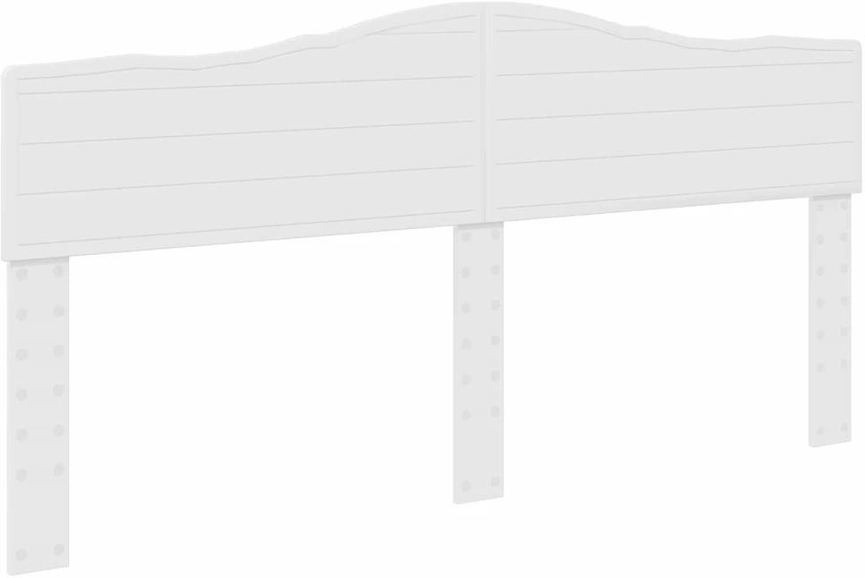 Lovos rėmas su stalčių Balta 180 x 200 cm Apdirbta mediena