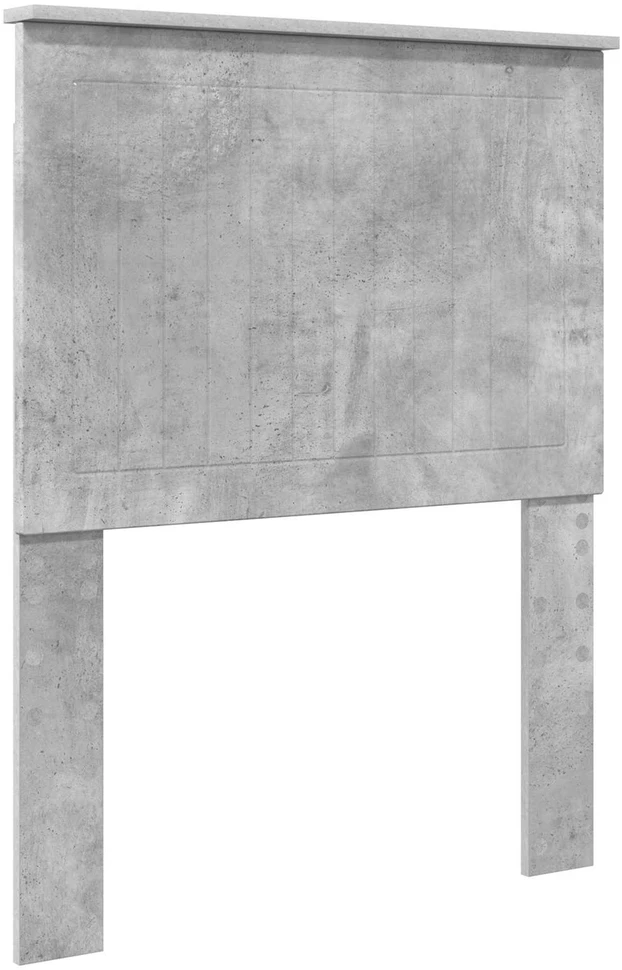 Lova Lovos rėmas su stalčių Betono pilko ir sidabro 70 x 190 cm