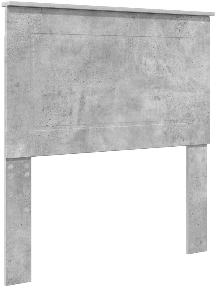 Lova Lovos rėmas su stalčių Betono pilko ir sidabro 75 x 190 cm