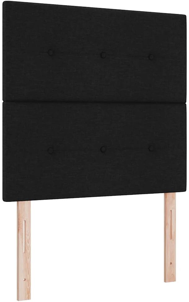 Lova Lovos rėmas su galvūgalio Juoda 90 x 200 cm audinys