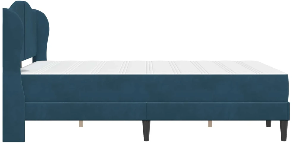 Lova Lovos rėmas su galvūgalio Mėlyna 120 x 200 cm Aksomas