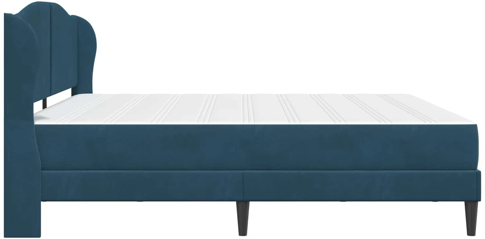 Lovos rėmas su galvūgalio Mėlyna 200 x 200 cm Aksomas