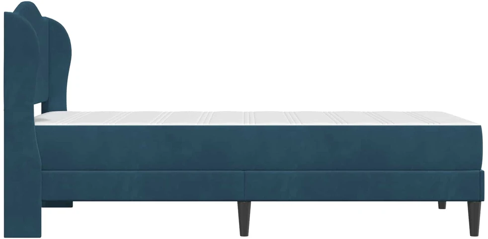 Lova Lovos rėmas su galvūgalio Mėlyna 80 x 200 cm Aksomas