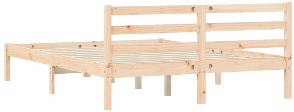 Lova Lovos rėmas su galvūgalio Natūrali 208,5 x 157,5 x 69,5 cm