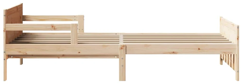 Lova Lovos rėmas su galvūgalio Ruda 80 x 200 cm Apdirbta mediena
