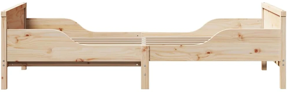 Lova Lovos rėmas su galvūgalio Ruda 80 x 200 cm Apdirbta mediena