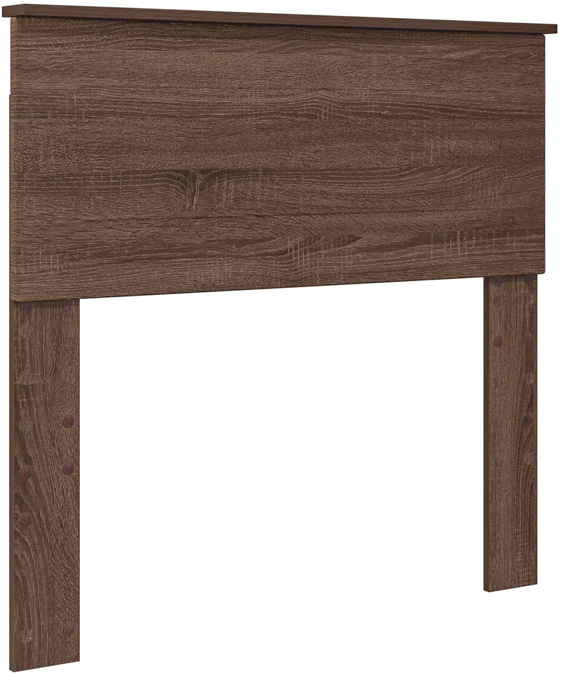 Lova Lovos rėmas su stalčių Rudos ąžuolo ir sidabro 75 x 190 cm