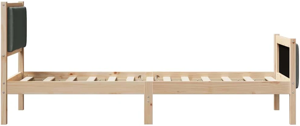 Lova Lovos rėmas su galvūgalio Tamsiai pilka 75 x 190 cm audinys