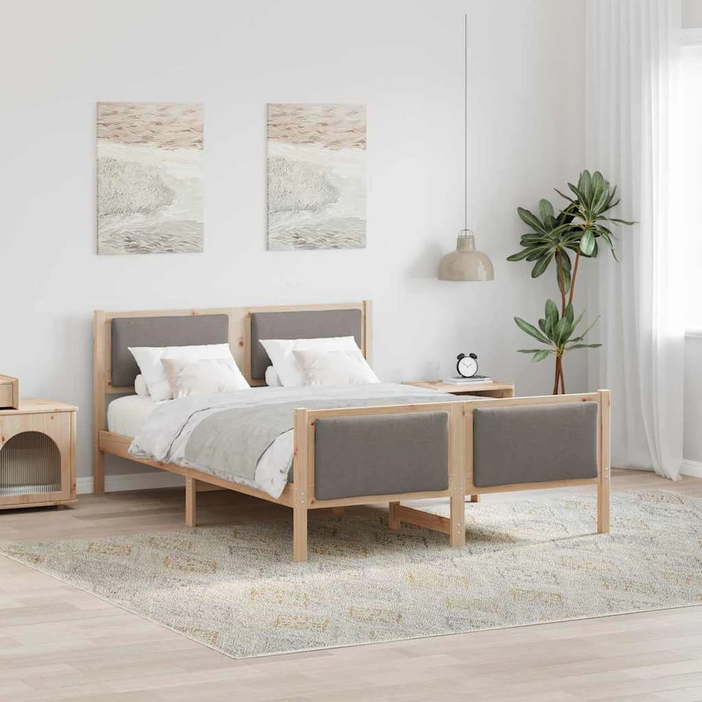 Lovos rėmas su galvūgalio Tortora 150 x 200 cm audinys
