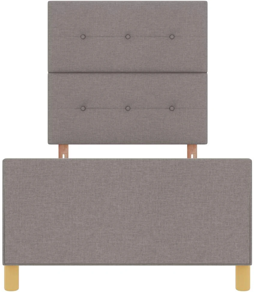 Lova Lovos rėmas su galvūgalio Tortora 90 x 200 cm audinys