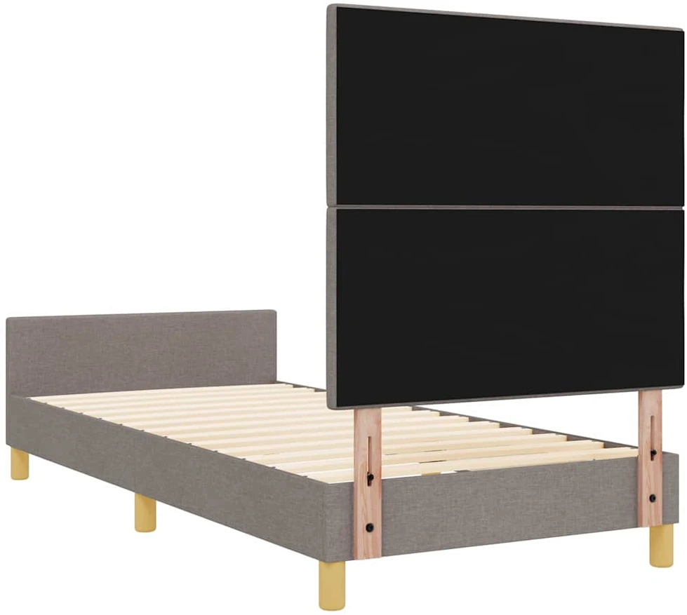 Lova Lovos rėmas su galvūgalio Tortora 100 x 200 cm audinys