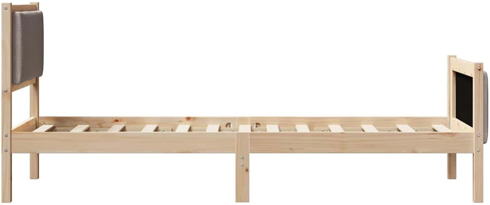 Lova Lovos rėmas su galvūgalio Tortora 75 x 190 cm audinys