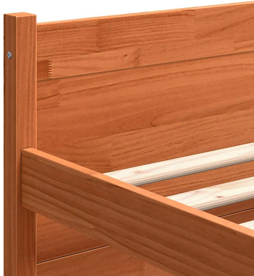 Lova Lovos rėmas su galvūgalio Vaško ruda 205.5 x 95.5 x 51 cm
