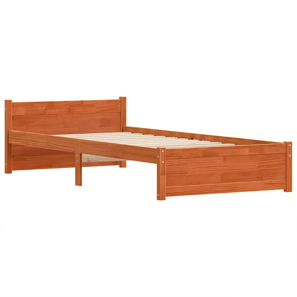 Lova Lovos rėmas su galvūgalio Vaško ruda 205.5 x 95.5 x 51 cm