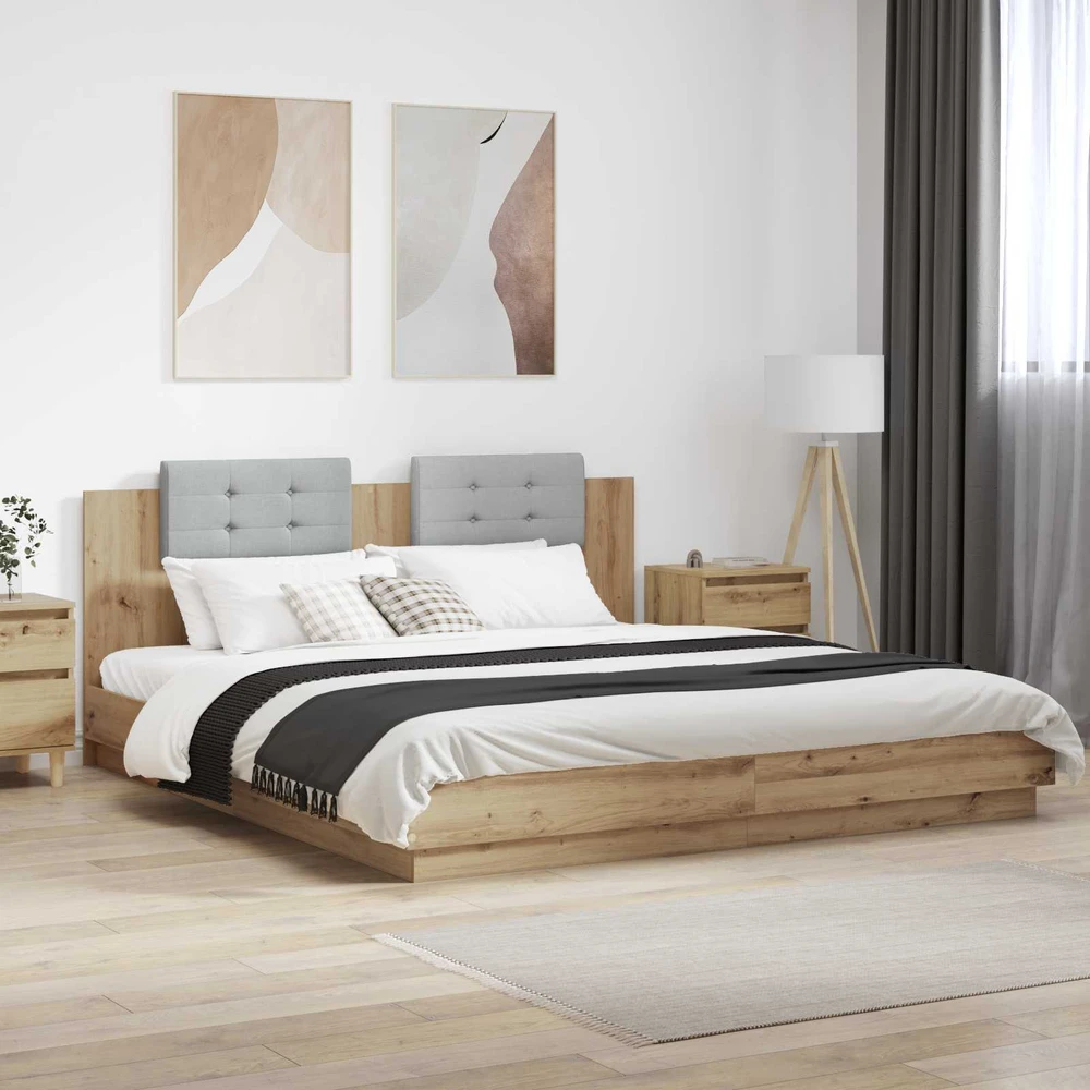 Lovos Rėmas su Galvūgaliu Amatininkų ąžuolas 200 x 200 cm
