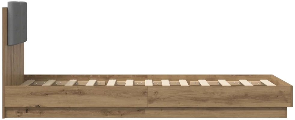 Lova Lovos Rėmas su Galvūgaliu Artisano ąžuolo 80 x 200 cm