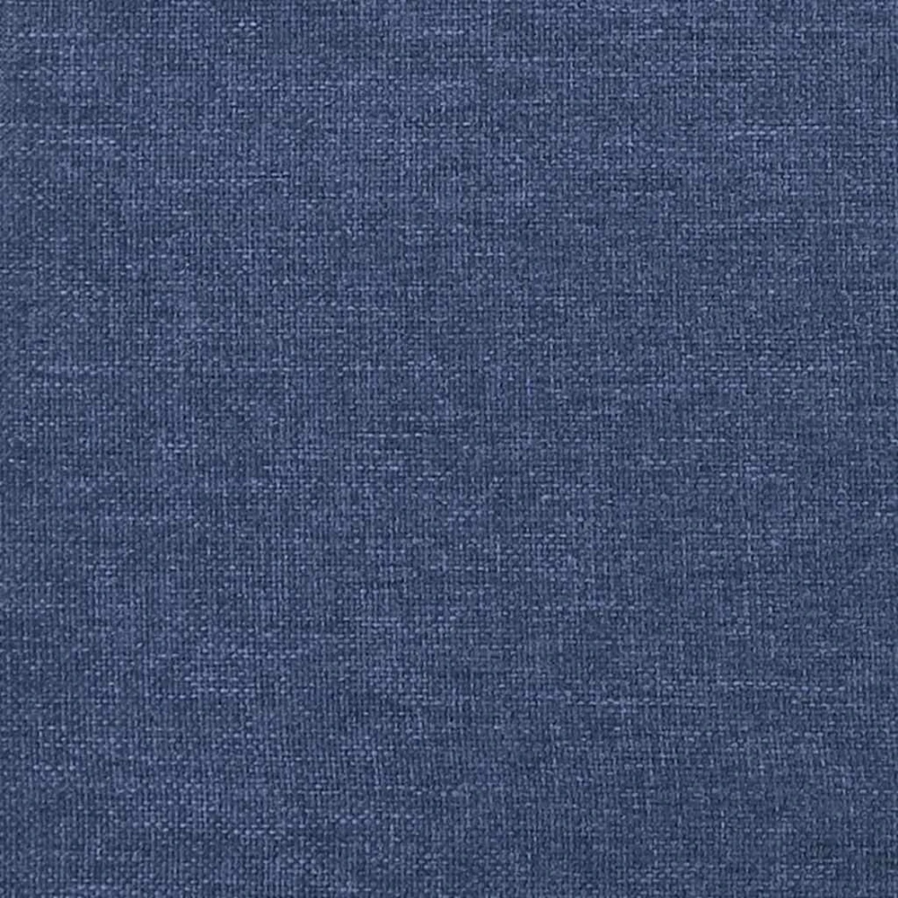Lovos rėmas su galvūgaliu be čiužinio mėlynas 200x200cm audinys