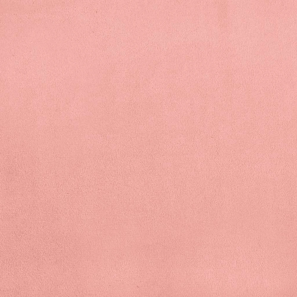 lovos rėmas su galvūgaliu be čiužinio rožinis 160x200cm aksomas