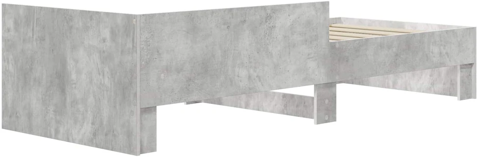 Lova Lovos Rėmas su Galvūgaliu Betono pilka 80 x 200 cm