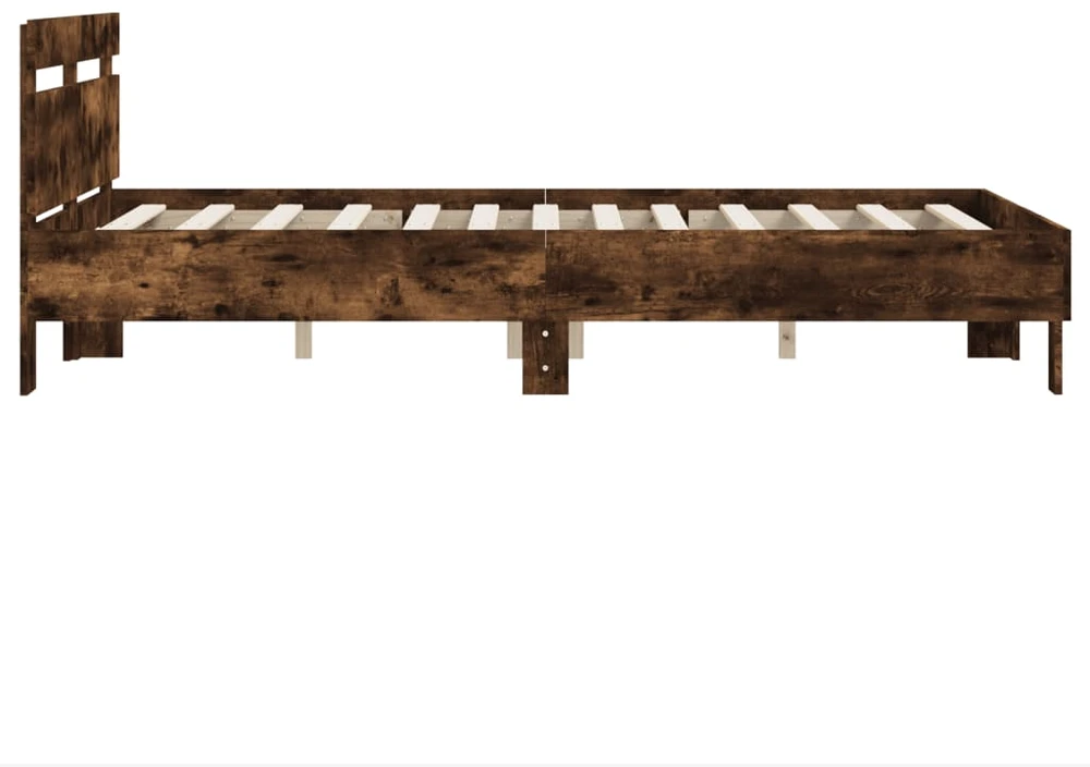 Lova Lovos rėmas su galvūgaliu, dūminio ąžuolo, 135x190cm, mediena