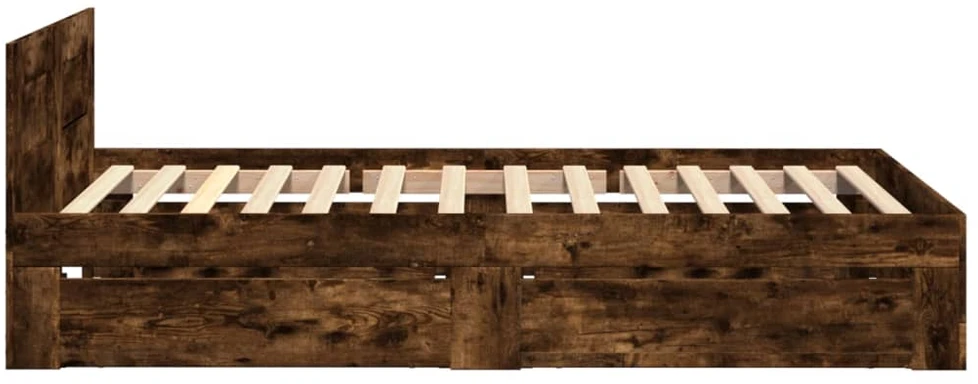 Lovos rėmas su galvūgaliu, dūminio ąžuolo, 75x190cm, mediena