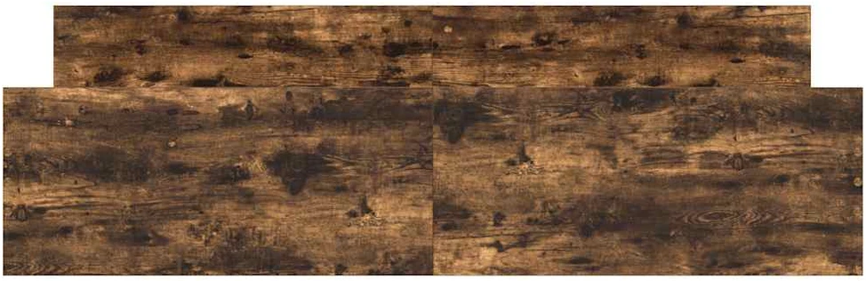 Lovos rėmas su galvūgaliu ir kojūgaliu, dūminis, 200x200cm