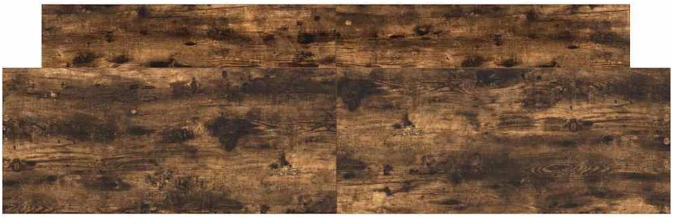 Lovos rėmas su galvūgaliu ir kojūgaliu, dūminis, 180x200cm