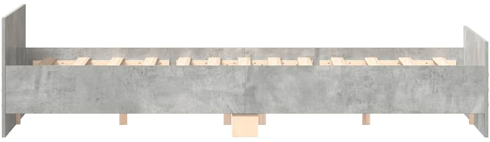 Lovos rėmas su galvūgaliu ir kojūgaliu, betono, 200x200cm