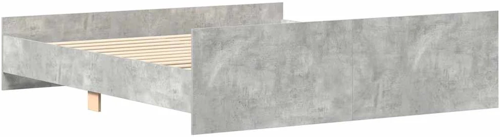Lovos rėmas su galvūgaliu ir kojūgaliu, betono, 200x200cm