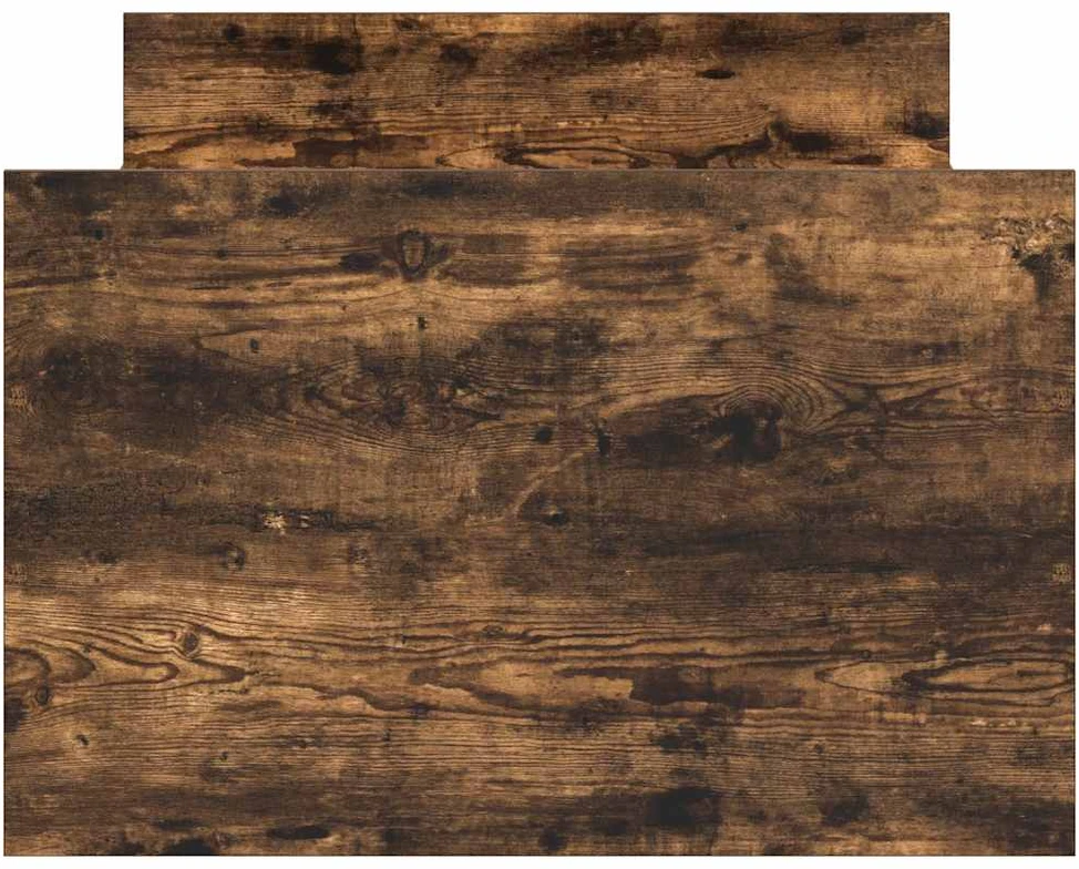 Lovos rėmas su galvūgaliu ir kojūgaliu, dūminis, 75x190cm