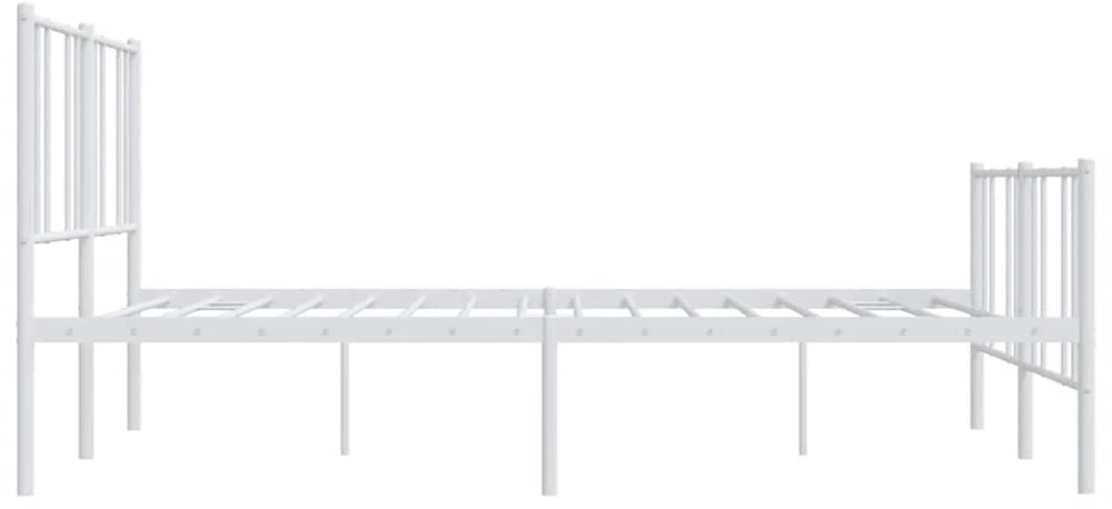 Lova Lovos rėmas su galvūgaliu/kojūgaliu, baltas, 193x203cm, metalas
