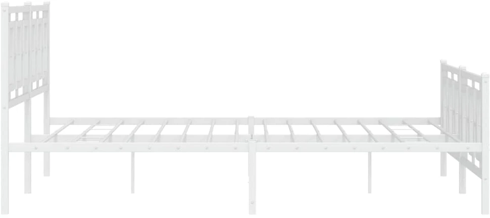 Lova Lovos rėmas su galvūgaliu/kojūgaliu, baltas, 183x213cm, metalas