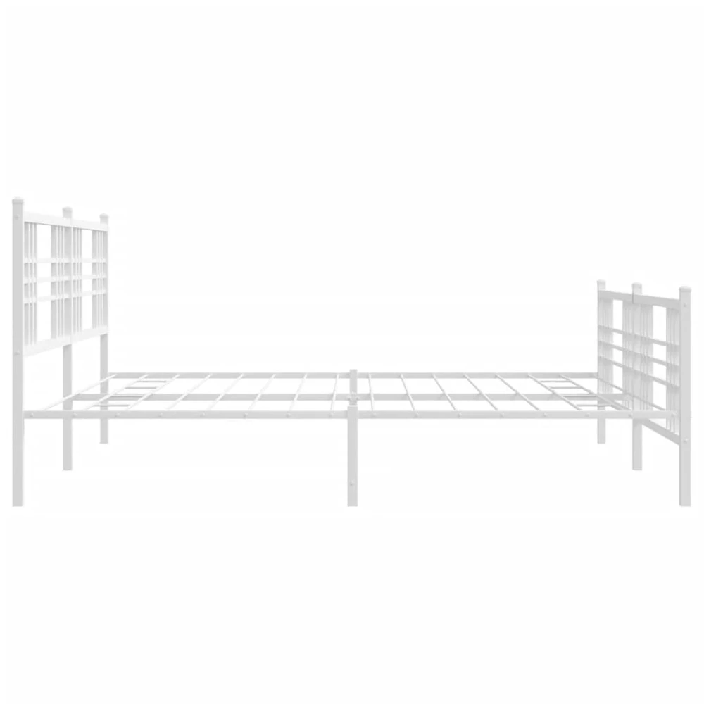 Lova Lovos rėmas su galvūgaliu/kojūgaliu, baltas, 183x213cm, metalas