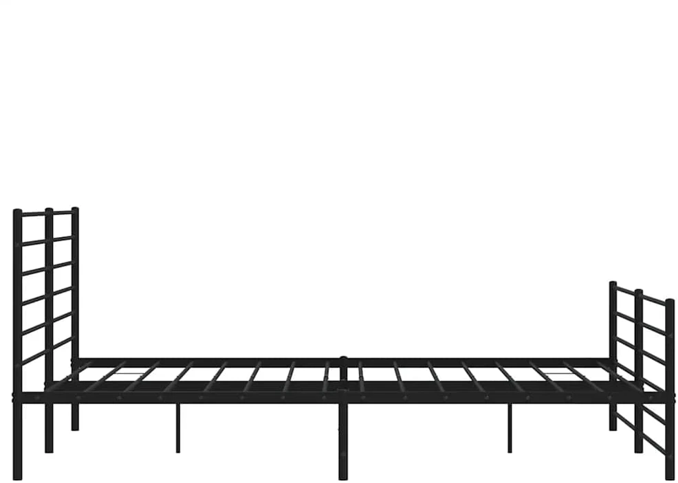Lova Lovos rėmas su galvūgaliu/kojūgaliu, juodas, 183x213cm, metalas
